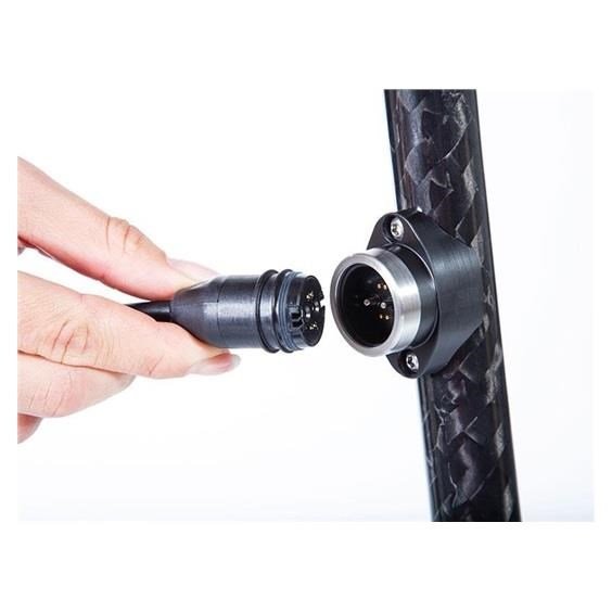JuCad Carbon Travel 2.0 elektrický vozík, černo/zelený, 45+ baterie