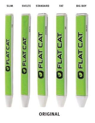 Flat Cat Original Putter Grip Slim, limetkový