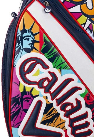 Callaway Limited Edition 2020 September Major staff bag, červeno/bílo/modrý