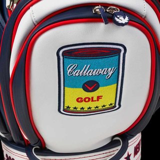 Callaway Limited Edition 2020 September Major staff bag, červeno/bílo/modrý
