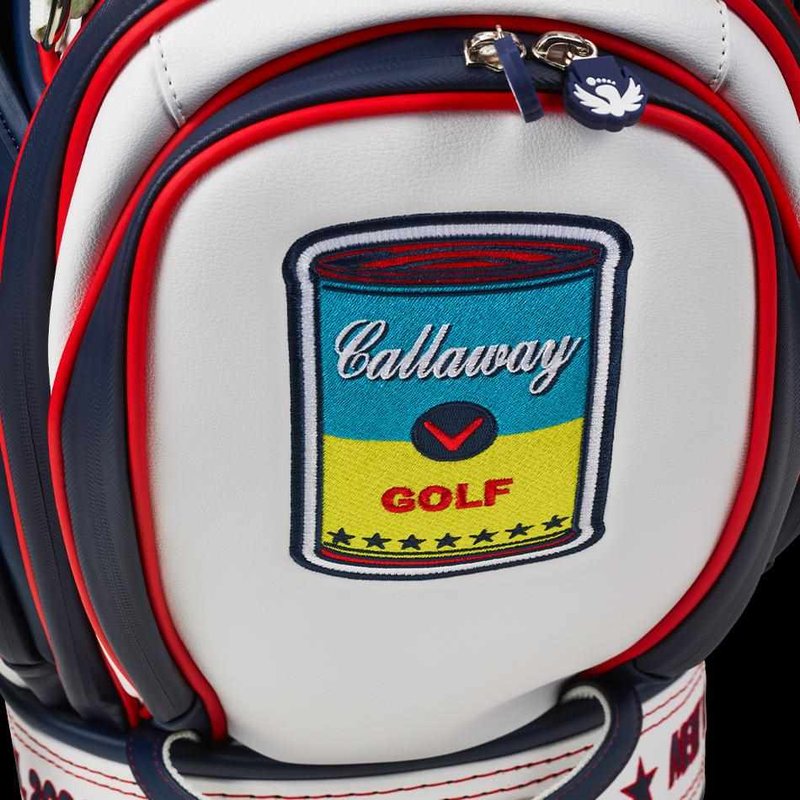 Callaway Limited Edition 2020 September Major staff bag, červeno/bílo/modrý