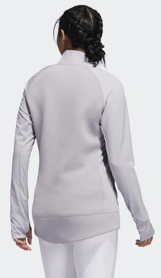 Adidas Hybrid Quarter-Zip dámská mikina, glory grey