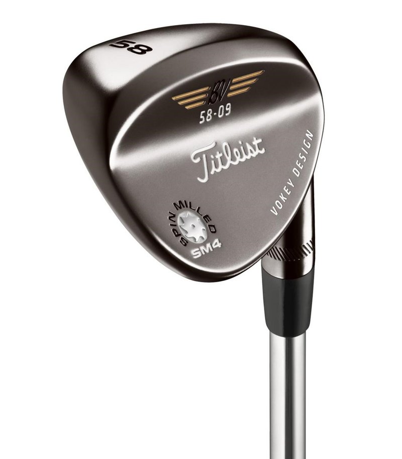 Titleist Vokey Design SM4 Black Nickel wedge, ocel