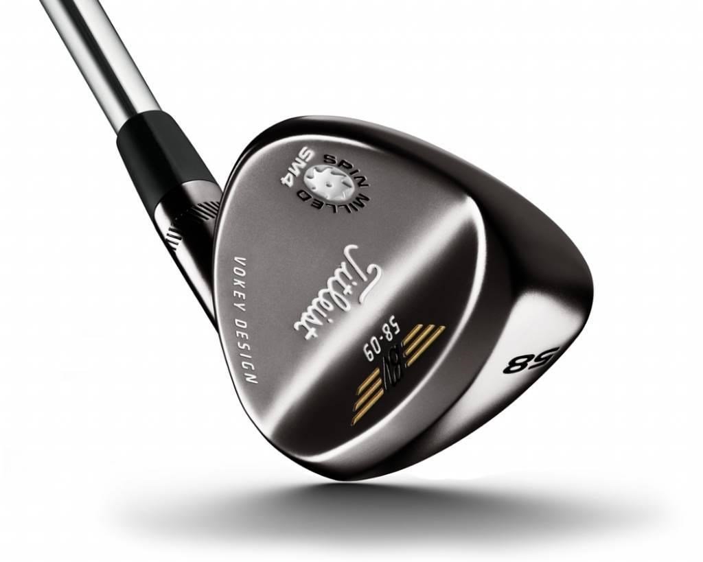 Titleist Vokey Design SM4 Black Nickel wedge, ocel