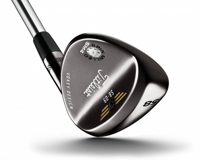 Titleist Vokey Design SM4 Black Nickel wedge, ocel