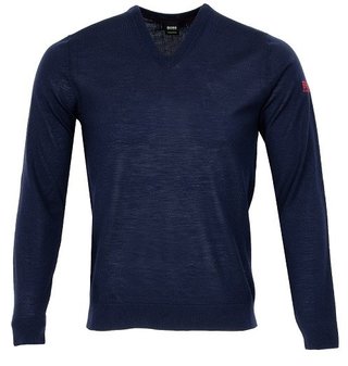 Hugo boss Vasco pro pánský svetr, tmavě modrý