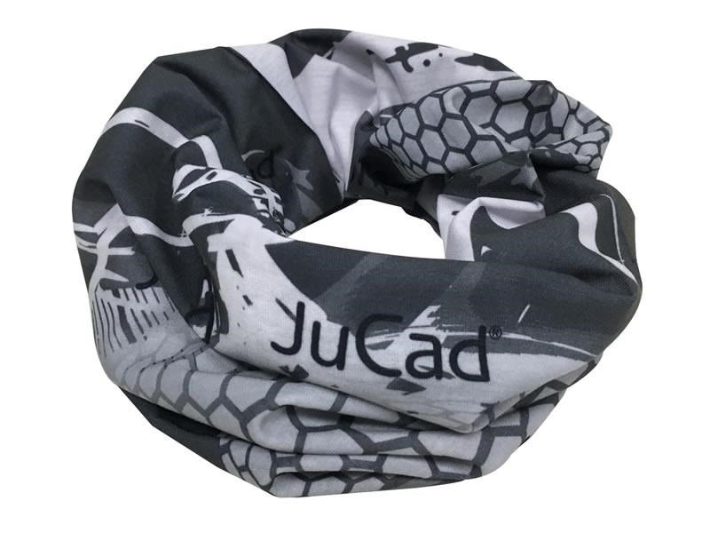 JuCad multifunkční šátek, šedý