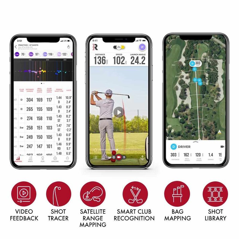 Rapsodo Mobile Launch Monitor analyzátor
