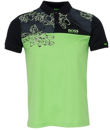 Hugo Boss Paddy MK pánské polo, zeleno/černé