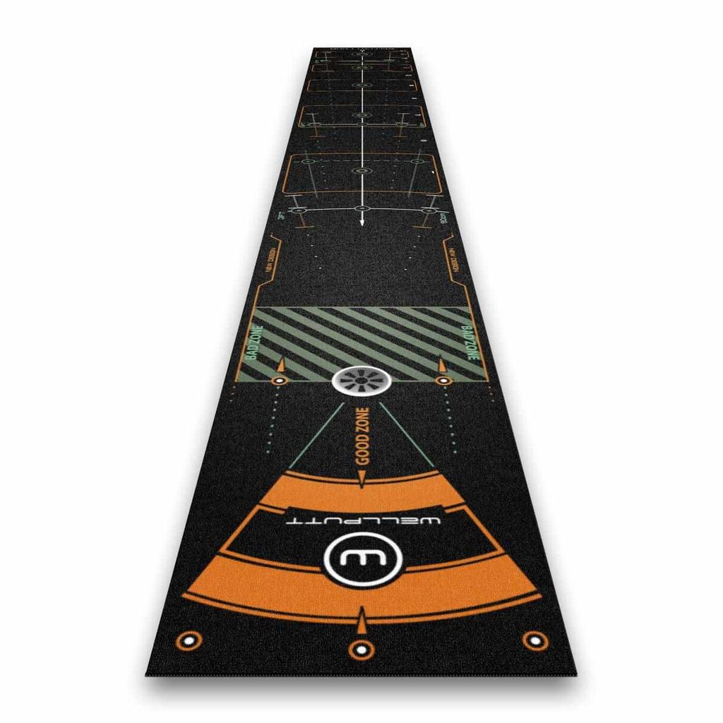 Wellputt Mat CLASSIC patovací koberec, 4m, černý