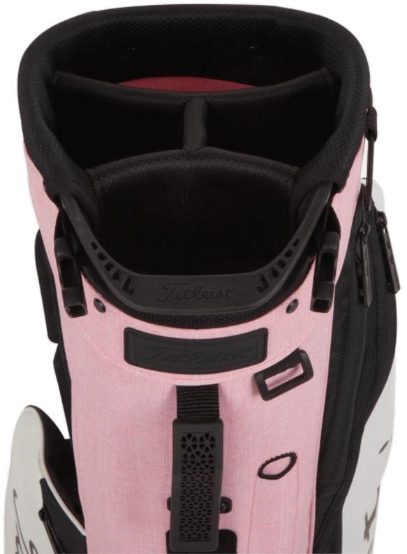 Titleist Pink Out Players 4 stand bag, růžovo/bílo/černý