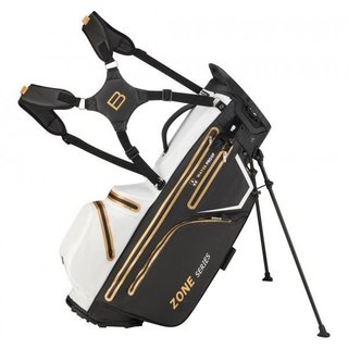 Bennington Zone Waterproof stand bag, černo/bílo/zlatý