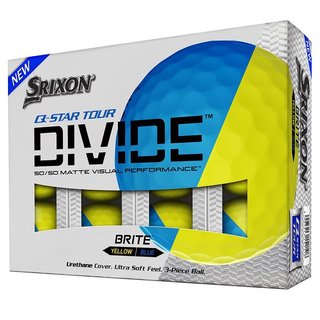 Srixon Q-Star Tour Divide golfové míčky, žluto/modré