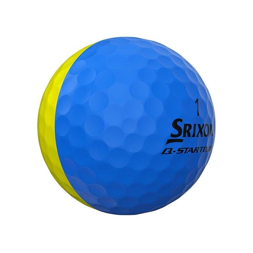 Srixon Q-Star Tour Divide golfové míčky, žluto/modré