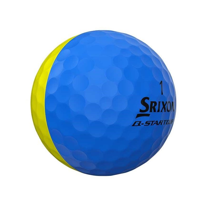 Srixon Q-Star Tour Divide golfové míčky, žluto/modré