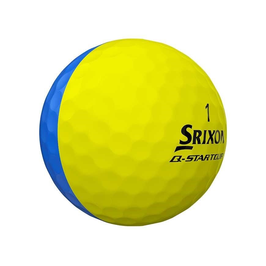 Srixon Q-Star Tour Divide golfové míčky, žluto/modré