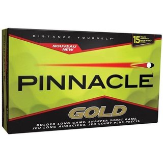 Pinnacle Gold golfové míče, žluté, 2-vrstvé
