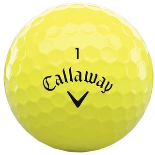 Callaway Warbird Yellow golfové míčky, žluté