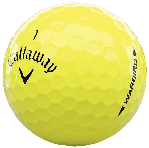 Callaway Warbird Yellow golfové míčky, žluté
