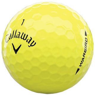 Callaway Warbird Yellow golfové míčky, žluté