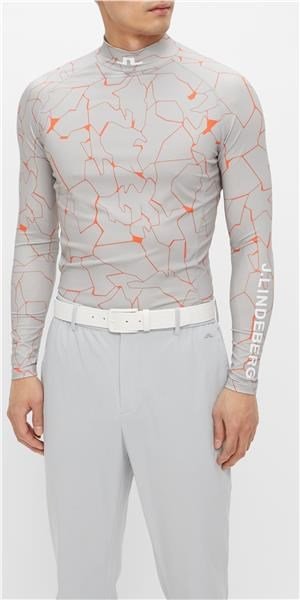 J.Lindeberg M Aello Soft pánský kompresní tričko, slit grey