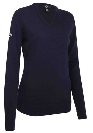 Callaway V-Neck Merino dámský svetr, tmavě modrý