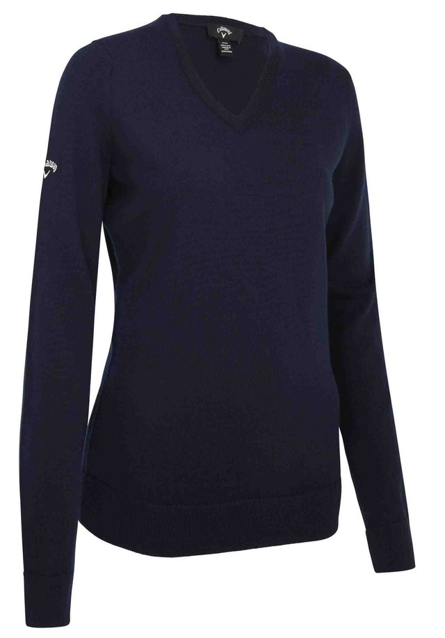 Callaway V-Neck Merino dámský svetr, tmavě modrý