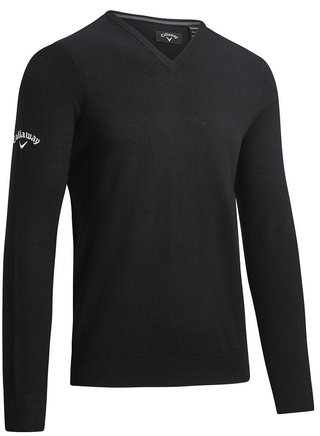 Callaway V-Neck Merino pánský svetr, černý