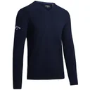 Callaway V-Neck Merino pánský svetr, modrý