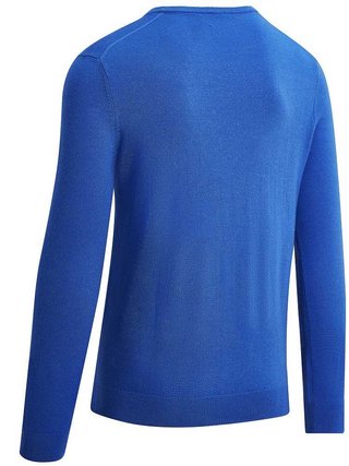 Callaway V-Neck Merino pánský svetr, modrý