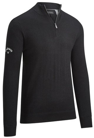 Callaway Windstopper 1/4 Zip pánský svetr, černý