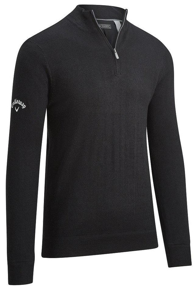 Callaway Windstopper 1/4 Zip pánský svetr, černý