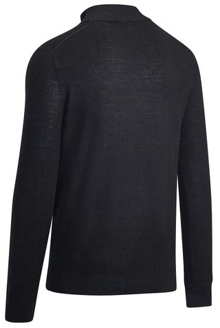 Callaway 1/4 Blended Merino pánský svetr, černý