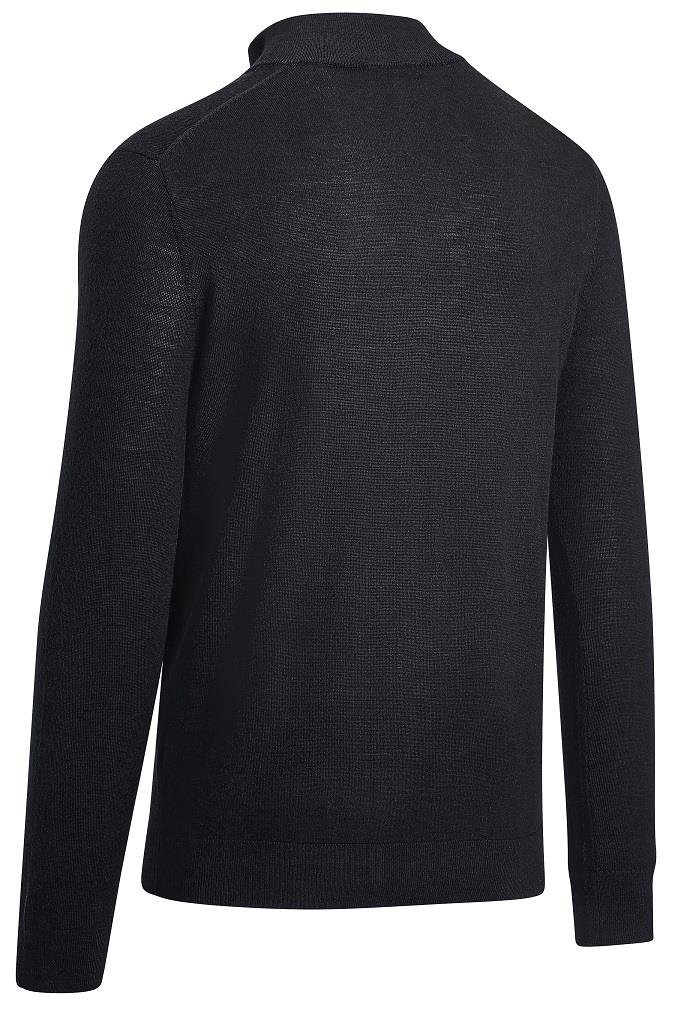 Callaway 1/4 Blended Merino pánský svetr, černý