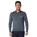 Callaway 1/4 Blended Merino pánský svetr, šedý