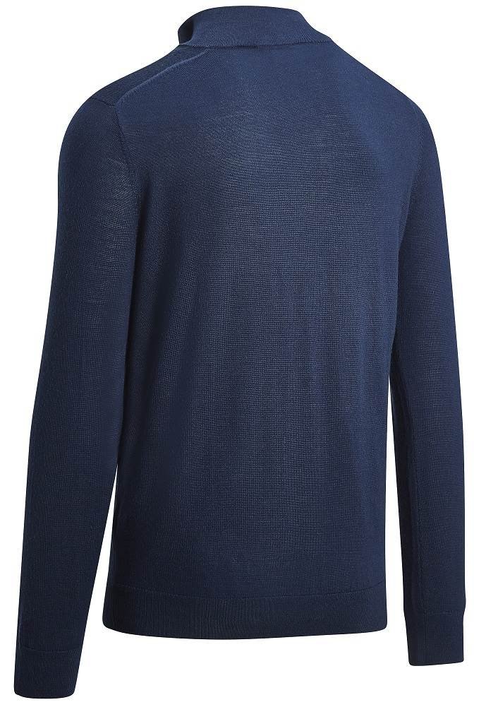 Callaway 1/4 Blended Merino pánský svetr, modrý