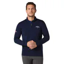 Callaway 1/4 Blended Merino pánský svetr, modrý