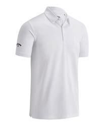 Callaway Swing Tech Solid pánské polo, bílé