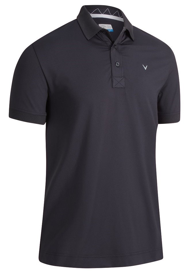 Callaway Solid Ribbed pánské polo, černé