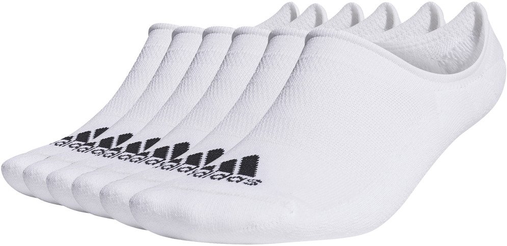 Adidas Low-Cut pánské ponožky, 6párů, bílé