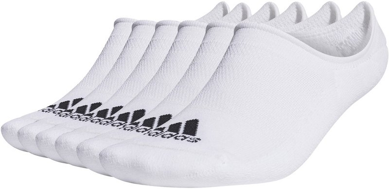 Adidas Low-Cut pánské ponožky, 6párů, bílé