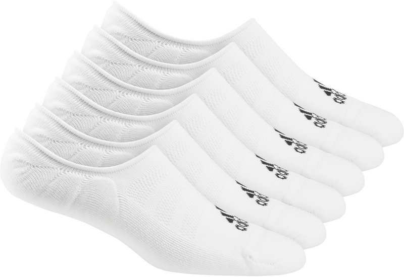 Adidas Low-Cut pánské ponožky, 6párů, bílé