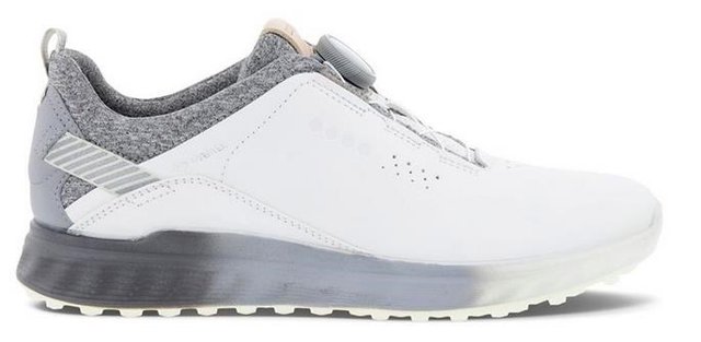 Ecco S-Three Boa dámské golfové boty, bílo/šedé