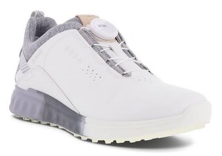 Ecco S-Three Boa dámské golfové boty, bílo/šedé