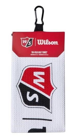 Wilson Staff Tri Fold golfový ručník, bílý