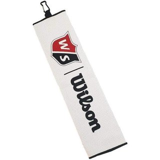 Wilson Staff Tri Fold golfový ručník, bílý