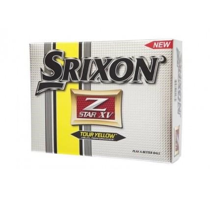 Srixon Z-STAR XV golfové míčky, žluté, 4-vrstvé
