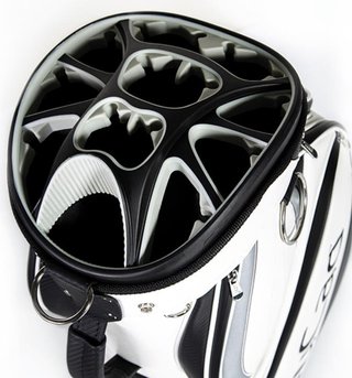 JuCad Pro cart bag, bílo/černý
