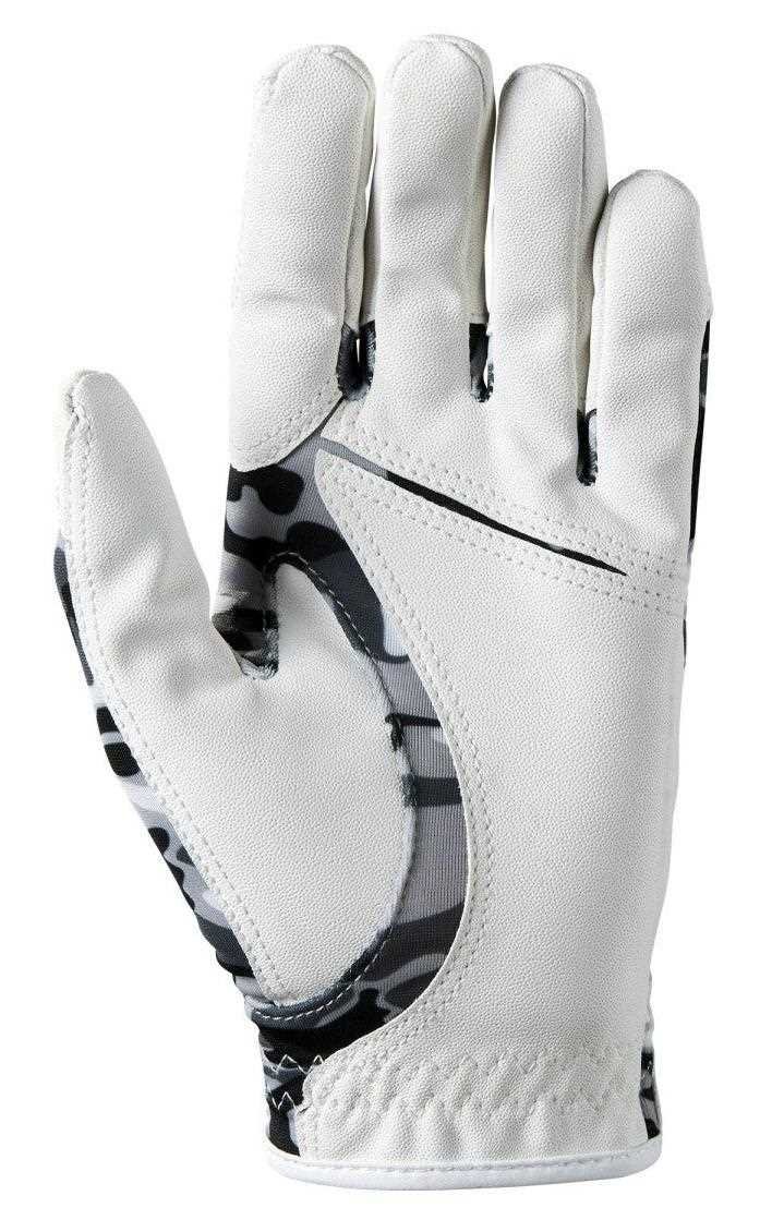 Wilson Staff Fit All dětská golfová rukavice, bílo/černá camo