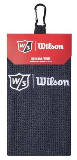 Wilson Staff Tri Fold golfový ručník, černý